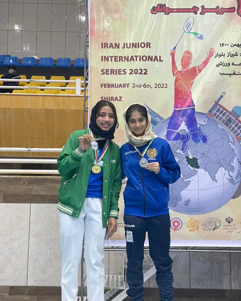 Silver medal at Iran Junior International 2022
