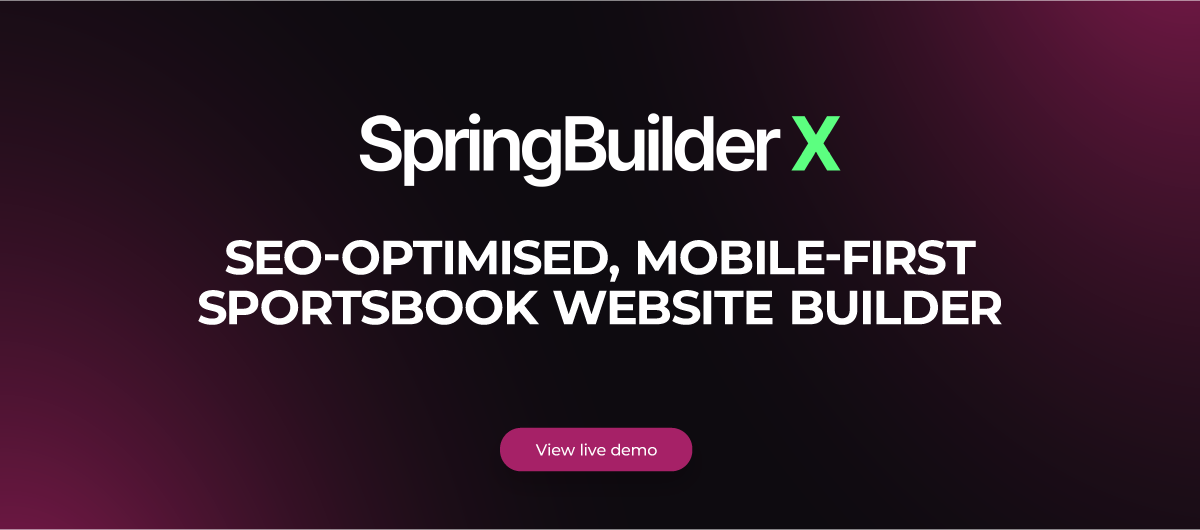 iGaming website builder Springbuilder X