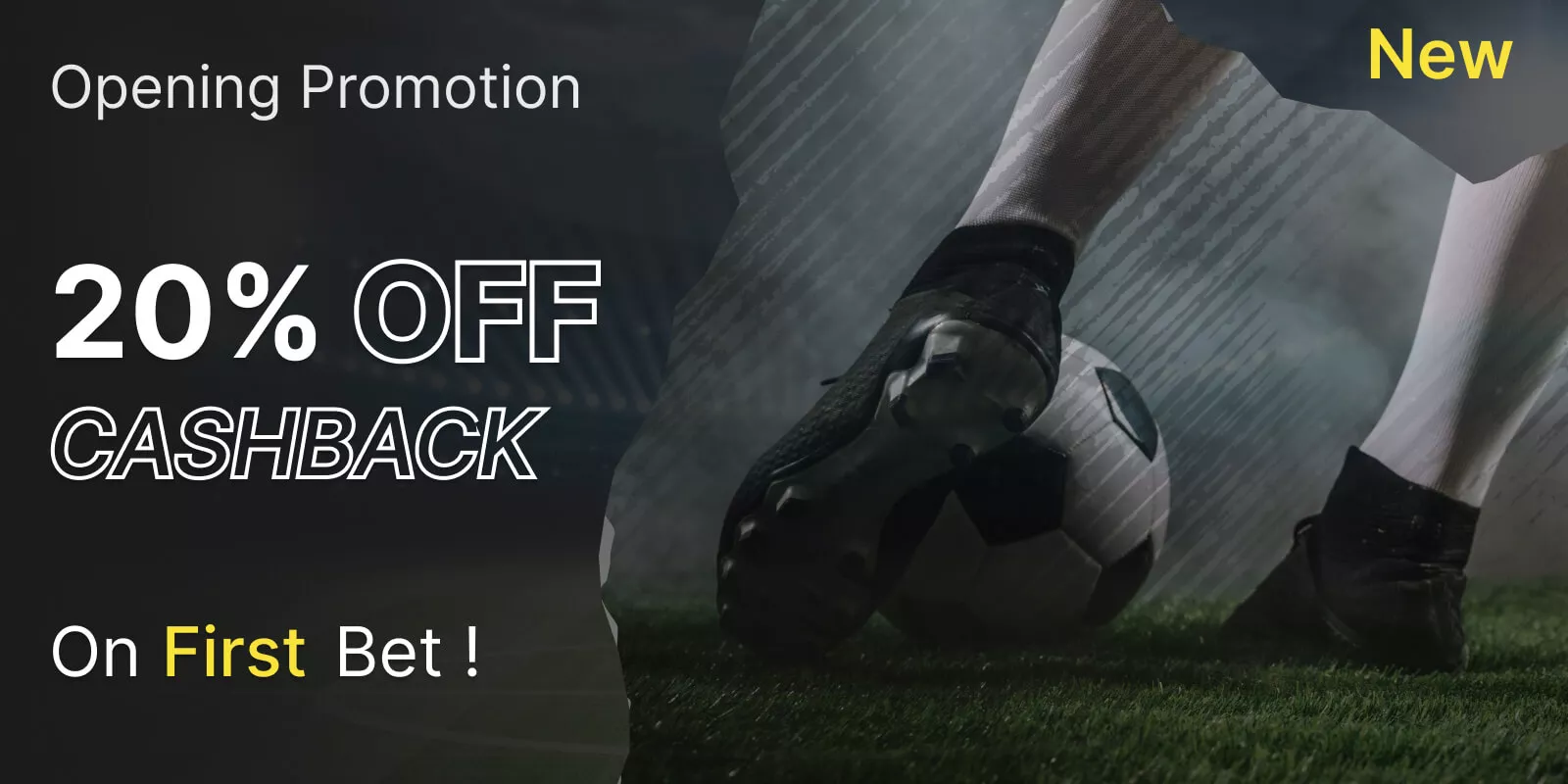 20% Cashback on the First Bet