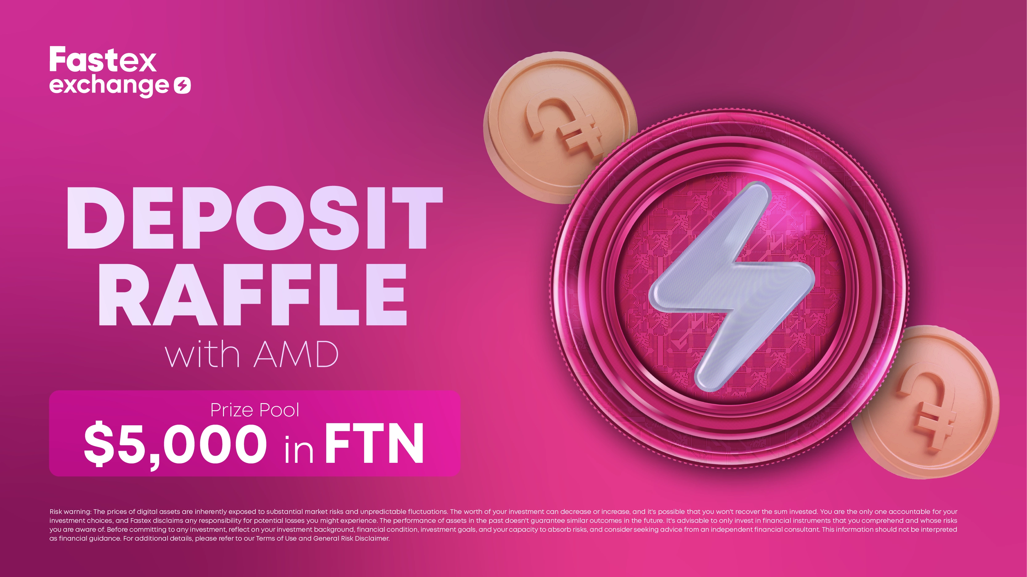 Deposit AMD and participate in 5000 USD raffle