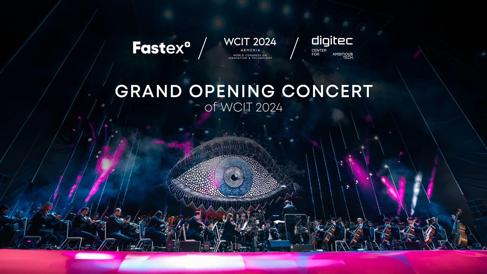 Fastex e Fast Bank organizaram o concerto de inauguração da WCIT 2024