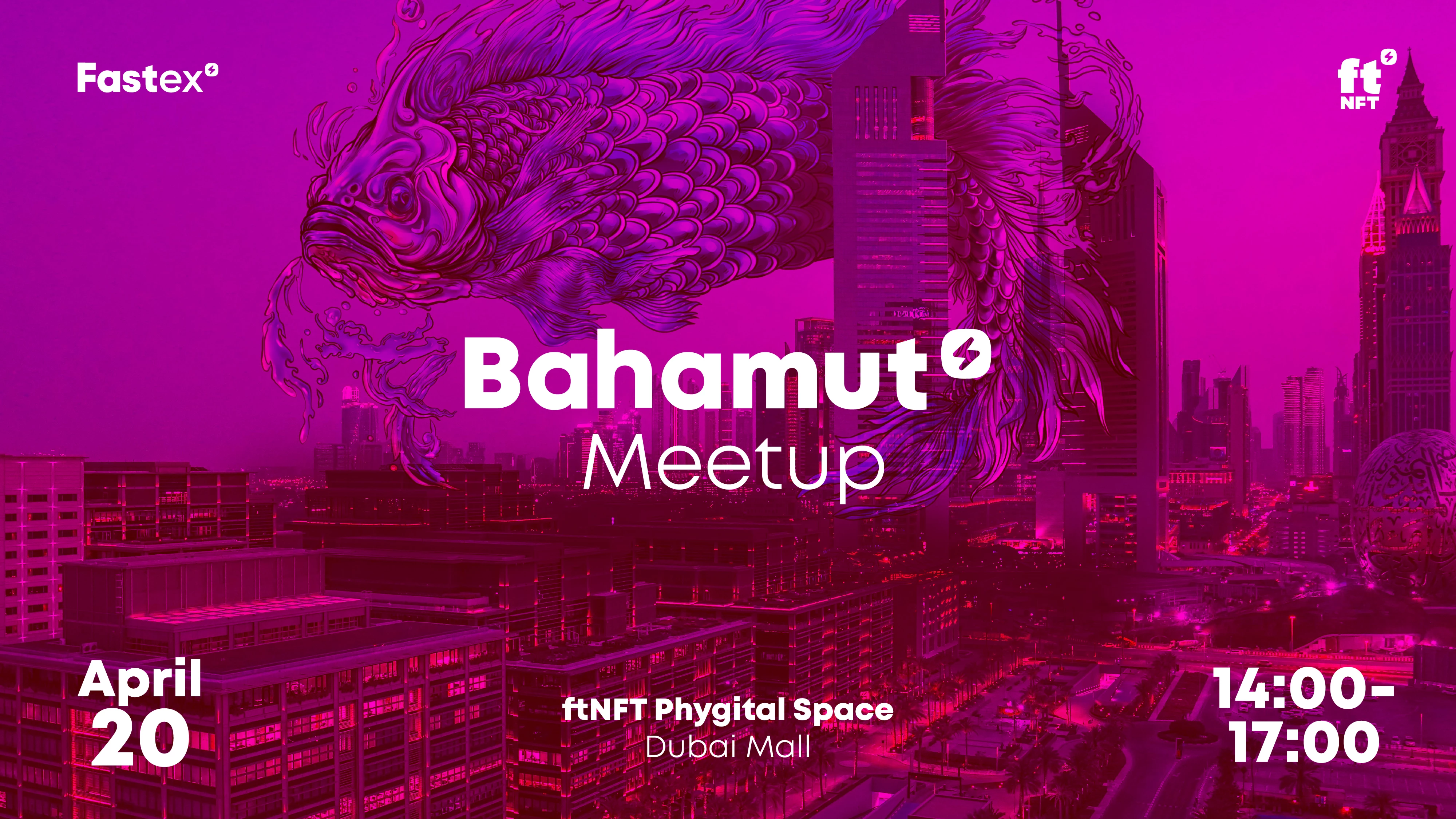 Bahamut Meetup a ser realizado durante o Token 2049 em Dubai em 20 de abril