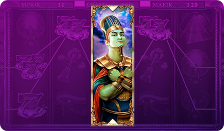 Símbolo Osiris Wild Spin do jogo Guardians of Luxor BR