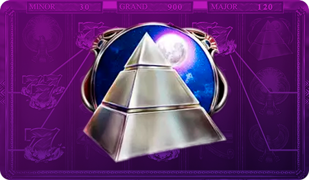 Símbolo Pirâmide Prateada do jogo Guardians of Luxor BR