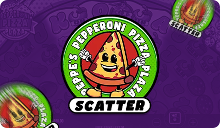 Símbolo Scatter de Peppe's Pepperoni Pizza Plaza