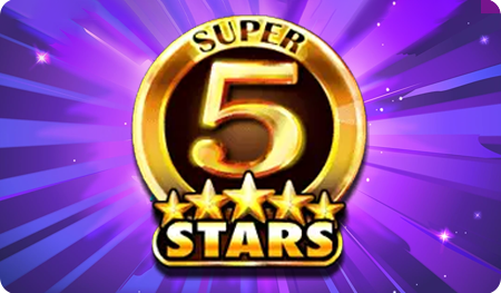 Símbolo Super 5 Estrelas do jogo Super 50 Stars BR