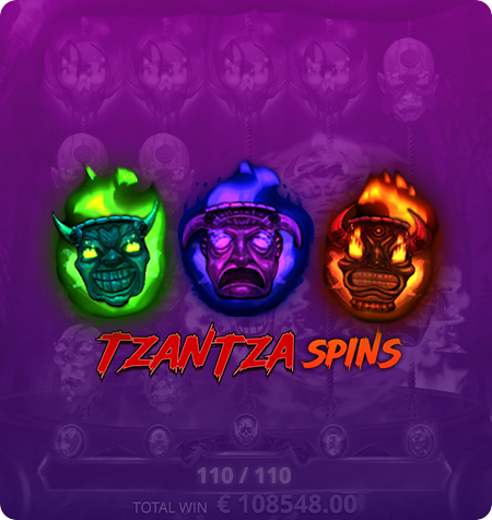Símbolo Tzantza Spins do jogo Beheaded