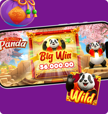 Símbolo Wild do jogo Fortune Panda
