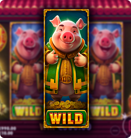 Símbolo Wild de Greedy Fortune Pig
