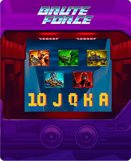 Símbolos do jogo Brute Force