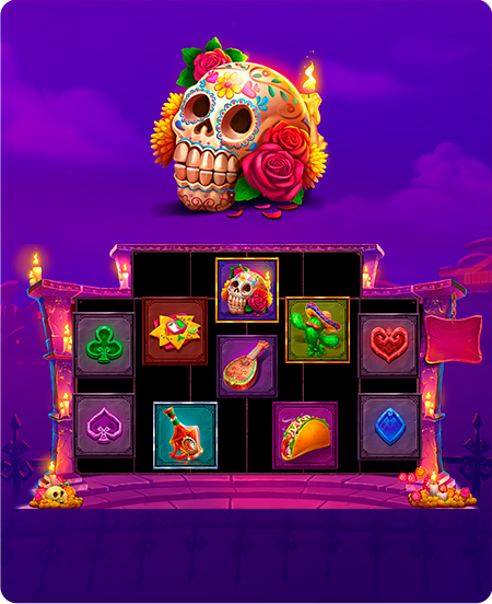 Símbolos do jogo Muertos Multiplier Megaways