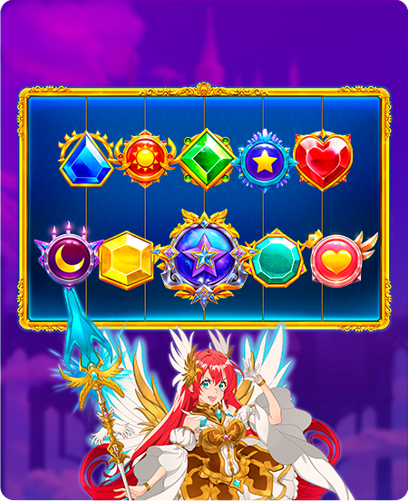 Símbolos do jogo Starlight Princess 1000