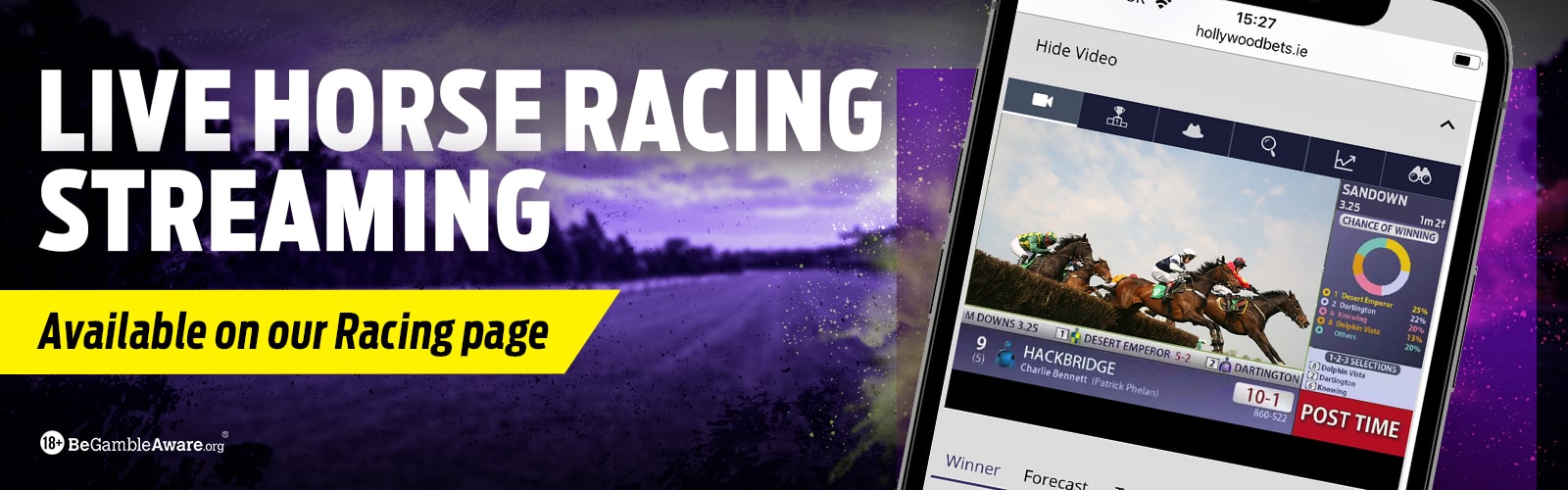 Bet On Horse Racing | Greyhound Racing | Hollywoodbets UK