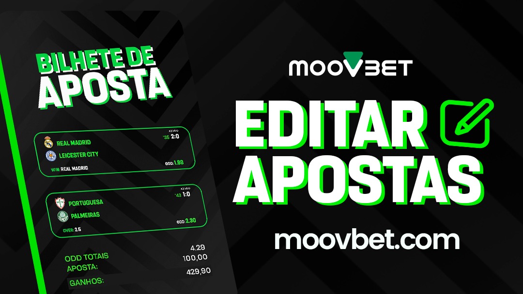 Edite suas apostas realizadas!