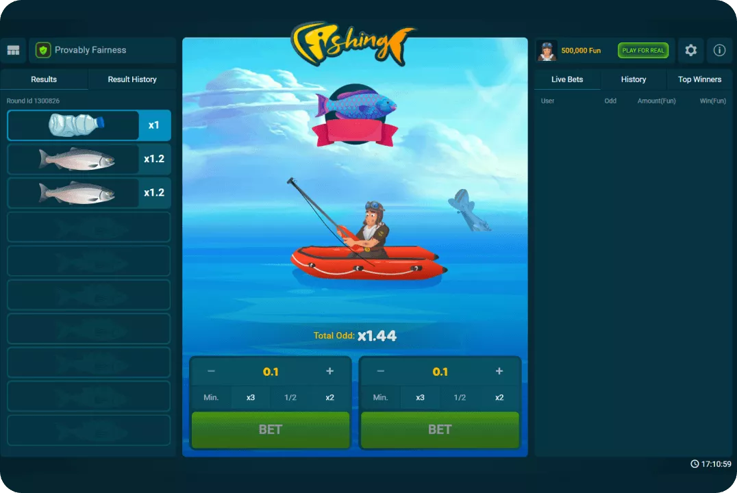 Betting on Fishing Game