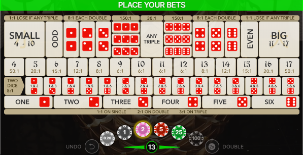 sic bo live casino