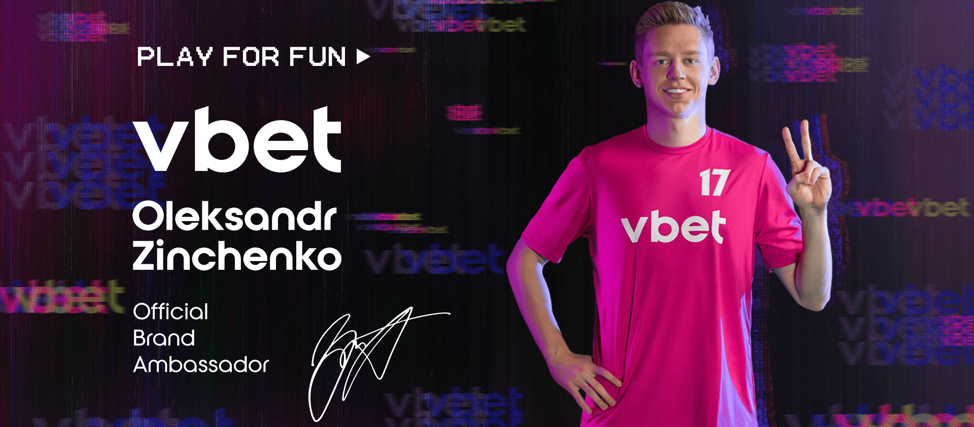 Oleksandr Zinchenko becomes VBET's ambassador