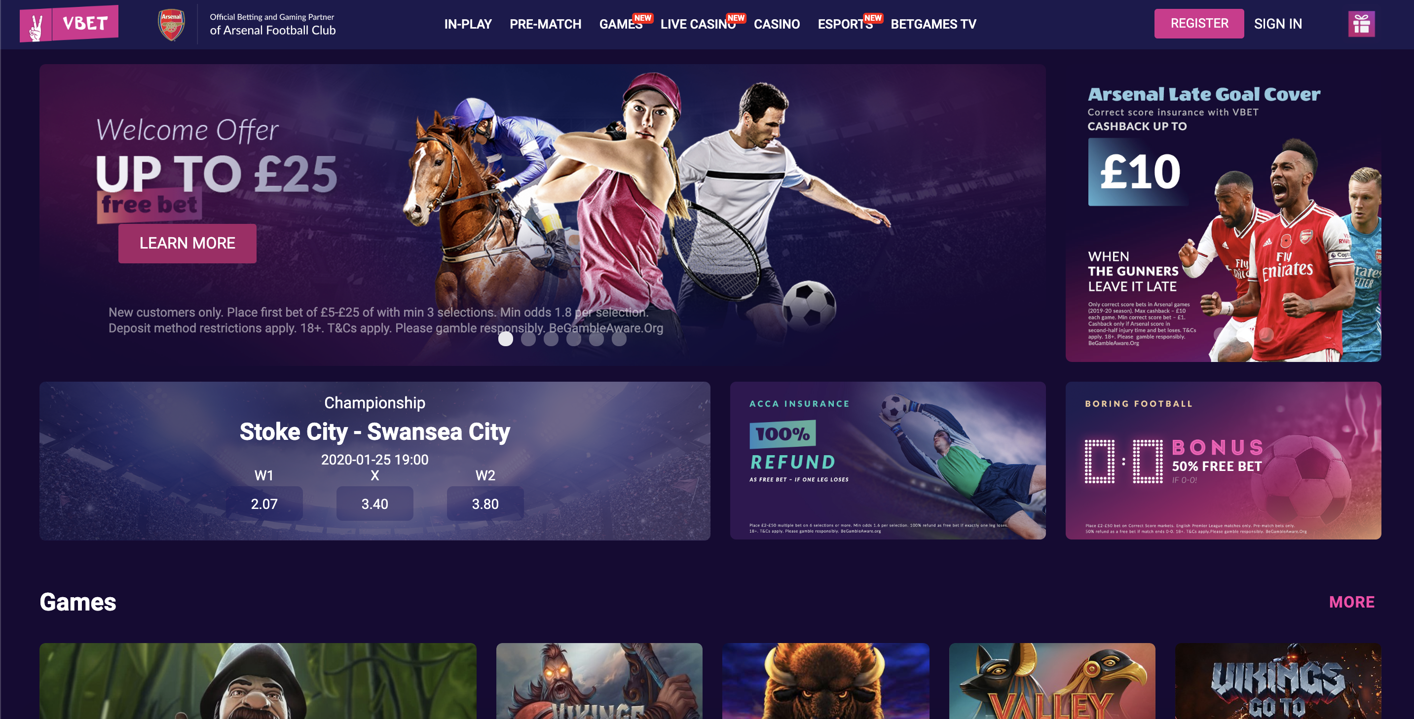 online sportsbook &amp; live casino on a gambling platform - vbet uk