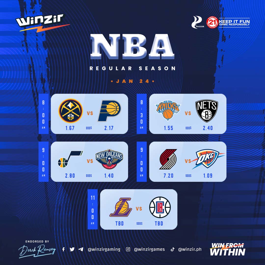 NBA 2023–24 Schedule | January 24