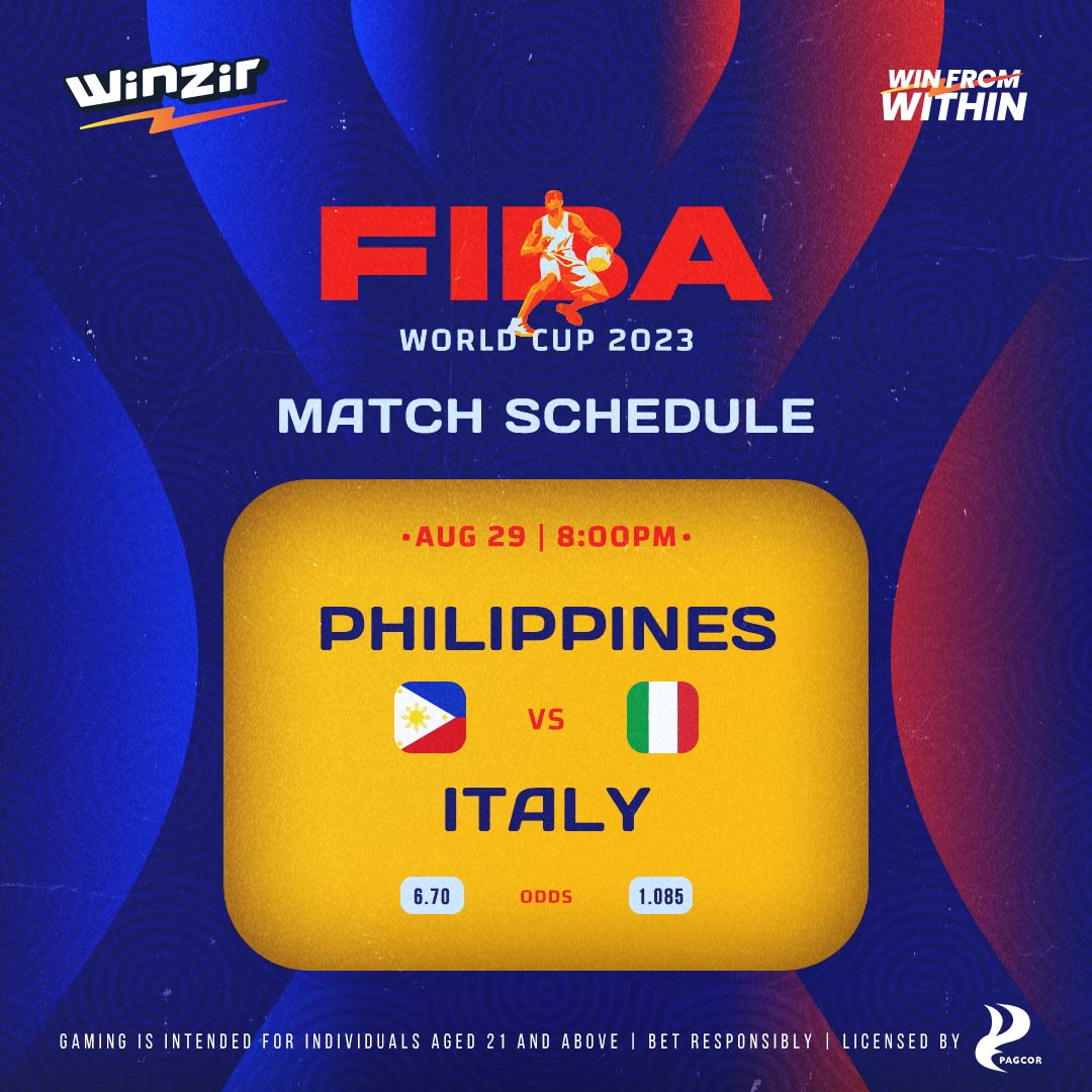 FIBA World Cup Philippines vs Italy