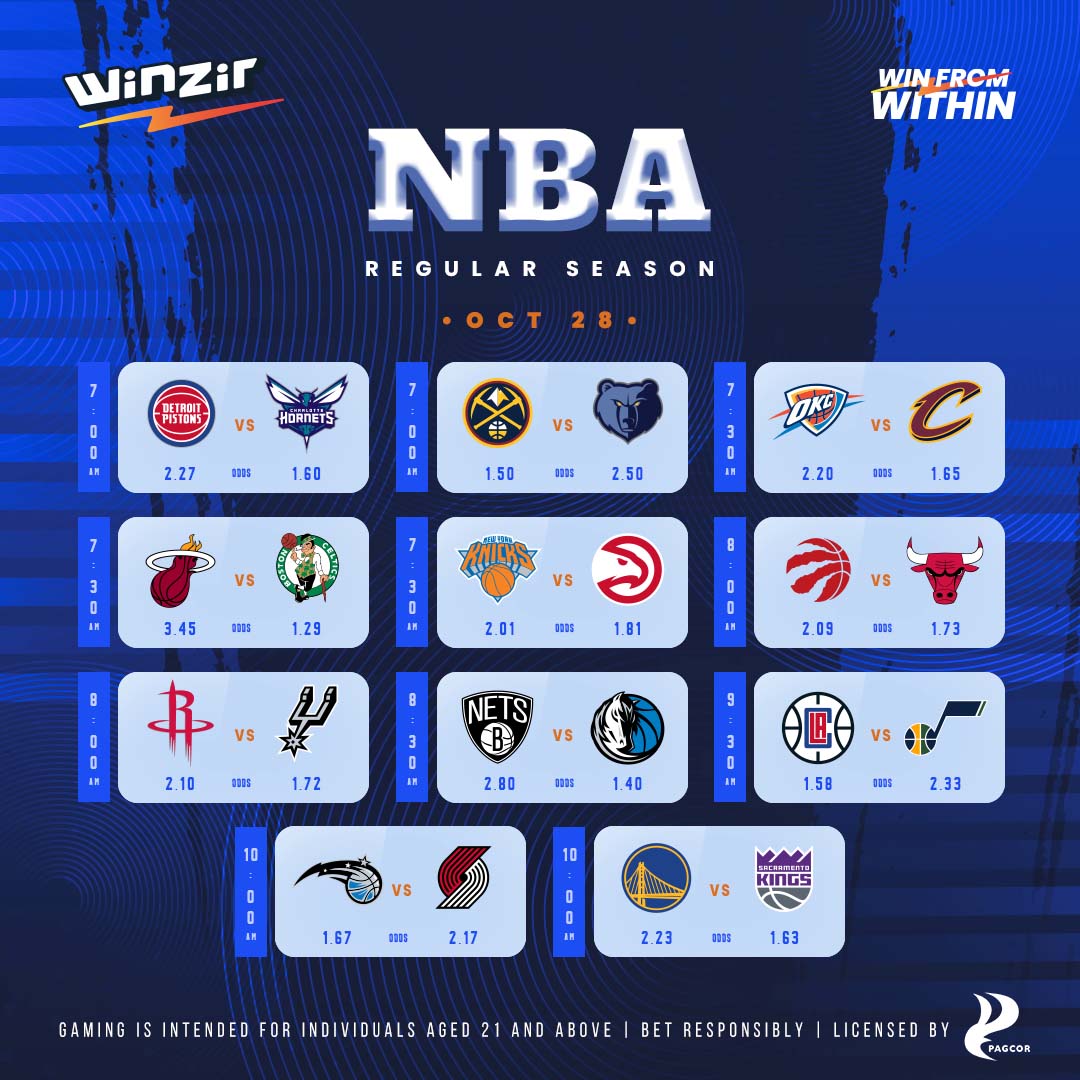 NBA 2023–24 Schedule | October 28