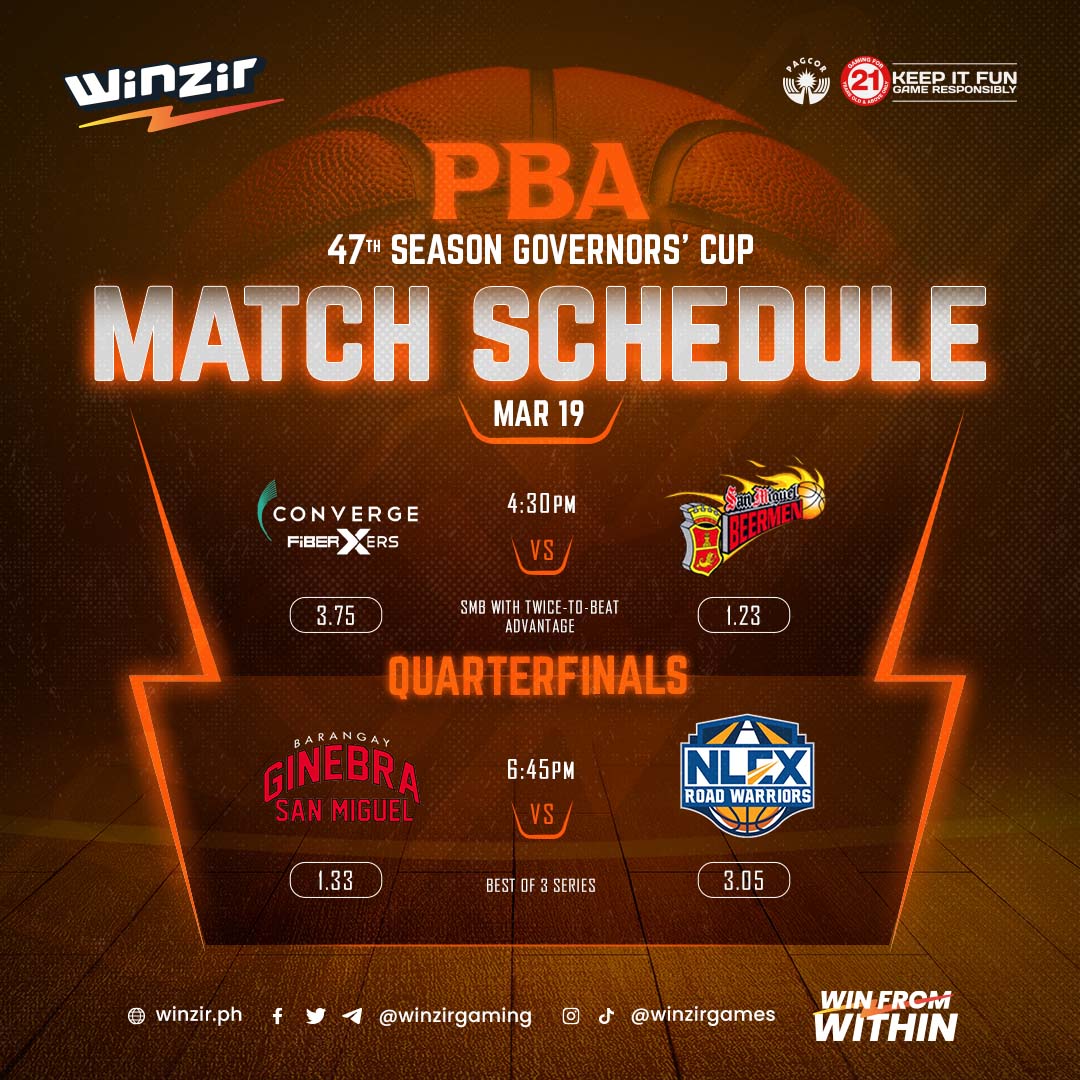 PBA Match Schedule March 19, 2023