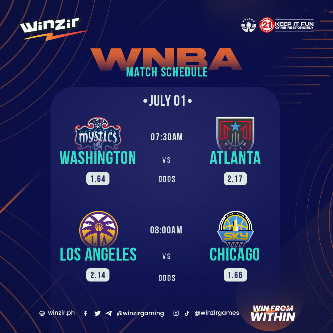WNBA Match Schedule July 1