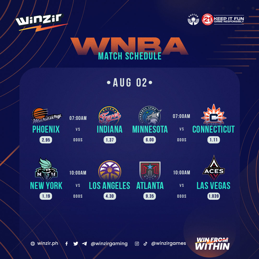 WNBA Match Schedule August 2