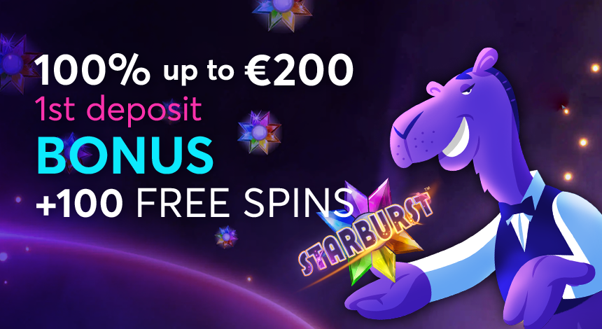 100 free spins starburst